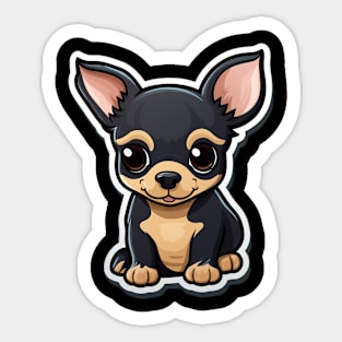 Cute Chihuahua Dog - Dogs Chihuahuas Sticker